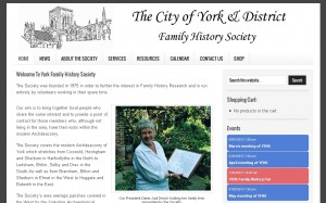 York & District Family History Society Web Site